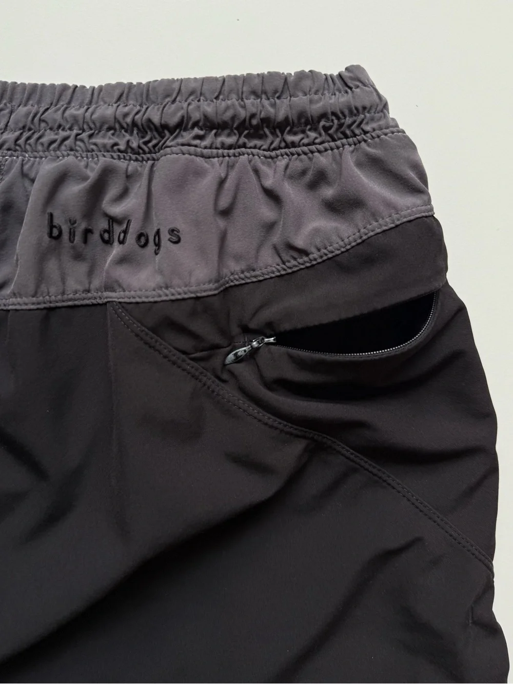 Birddogs Men's Black Lightweight Performance Gym Shorts - Size S